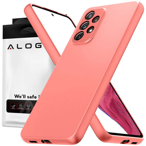 Schutzhülle für Alogy Thin Soft Case für Samsung Galaxy A53 / A53 5G Rosa