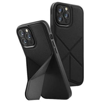 UNIQ-Hülle Transforma iPhone 13 Pro / 13 6.1 "schwarz / ebenholzschwarz MagSafe