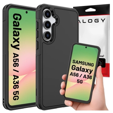 Schutzhülle für Samsung Galaxy A56 / A36 5G 2025 Alogy HeavyDuty™️ Hülle Schwarz