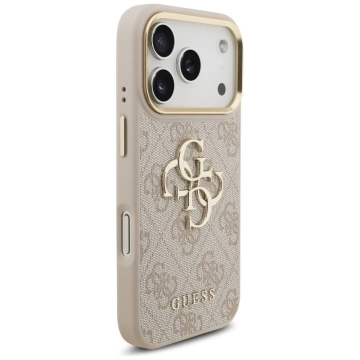 Etui Guess 4G Big Classic Logo Big Strap Metal Buttons do iPhone 17 Pro Różowy