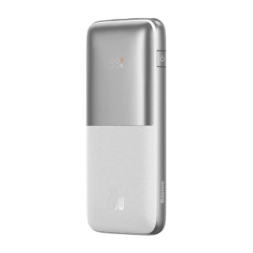 Baseus Bipow Pro Powerbank 10000mAh, 2xUSB, USB-C, 20W (weiß)