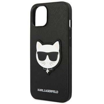 Etui Karl Lagerfeld KLHCP14MSAPCHK für iPhone 14 Plus 6,7" Hardcase Saffiano Choupette Head Patch