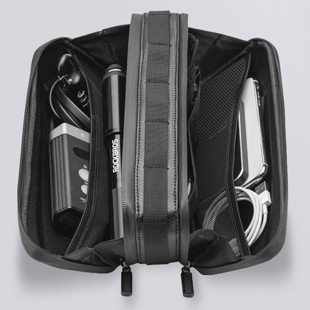 Etui torba sakwa na rower uchwyt rowerowy pod ramę RockBros B67 2.5L Czarne