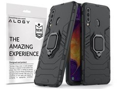 Alogy Stand Ring Armor Hülle für Samsung Galaxy A60 / M40 schwarz