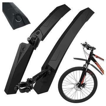Plattform-Fahrradpedale für MTB-Fahrräder, Aluminium 9/16" Schwarzes Aluminium-Set [2 Stk.]