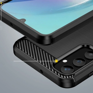 Hülle TPUCarbon für Samsung Galaxy A05s Schwarz