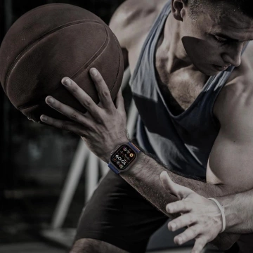 Pasek Tech-Protect Nylon Clasp Apple Watch 44–49 mm Granatowy