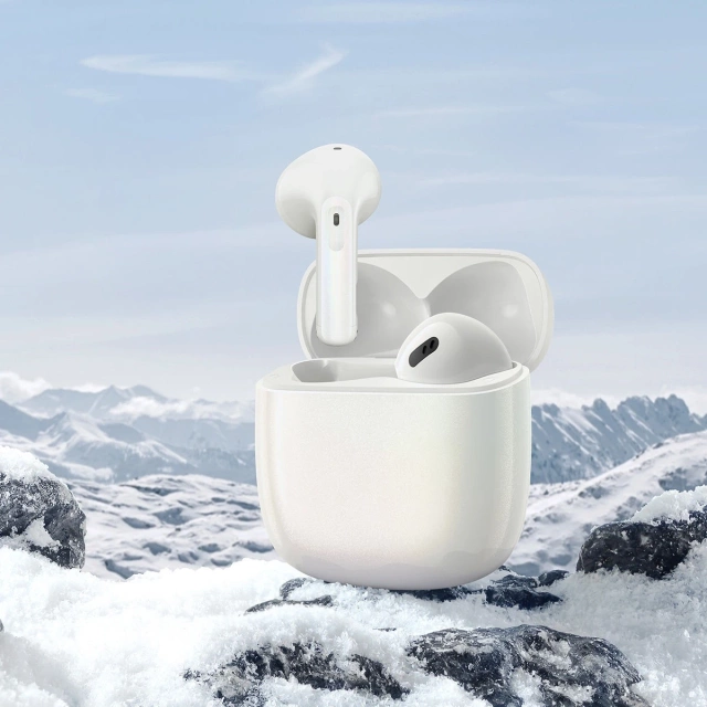 Słuchawki bezprzewodowe Bluetooth 5.2 TWS Baseus Storm 3 z ANC białe