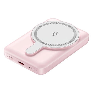Magnetische Powerbank 5000 mAh Vention FHSP0 20 W (Pink)