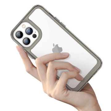 Outer Space Case Hülle für iPhone 13 Pro Max Hardcover mit Gelrahmen Rot