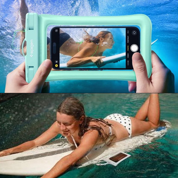 Spigen A610 Universelles wasserdichtes Schwimmgehäuse Mint