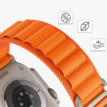 Alogy Sportarmband für Apple Watch 4/5/6/7/8/SE/Ultra (42/44/45/49 mm) Orange