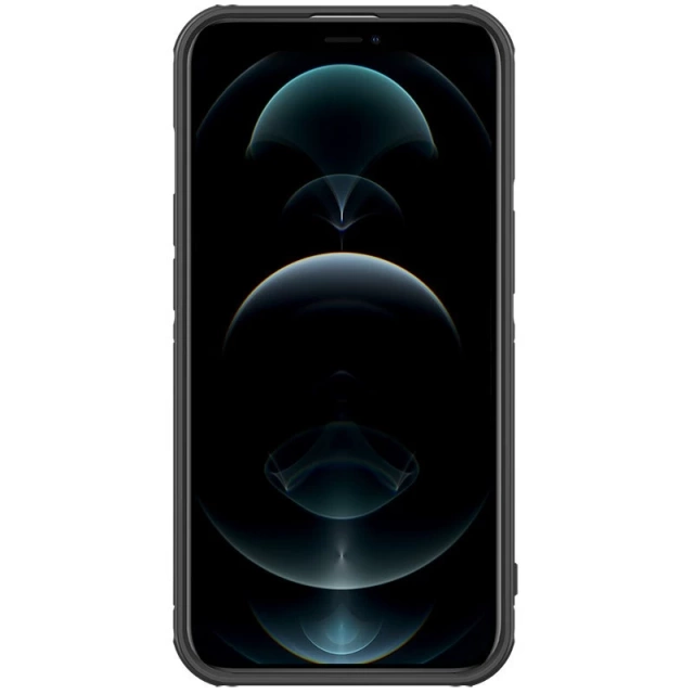 Nillkin Cyclops Case wytrzymałe etui z osłoną na aparat i składaną podstawką iPhone 13 czarny