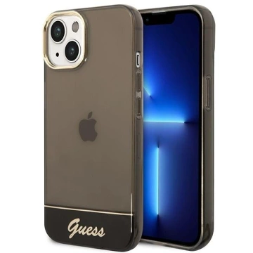 Etui Guess GUHCP14MHGCOK do Apple iPhone 14 Plus 6,7" czarny/black hardcase Translucent