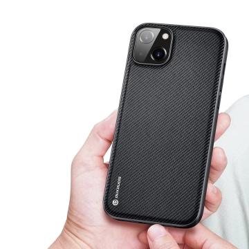Dux Ducis Fino Schutzhülle mit Nylonüberzug iPhone 14 Plus schwarz