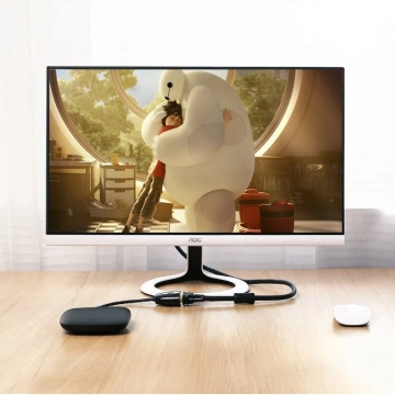 UGREEN Kabel Kabeladapter unidirektionaler Adapter von HDMI (männlich) auf VGA (weiblich) FHD schwarz (MM105 40253)