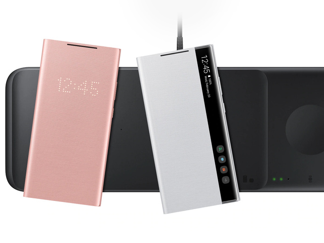 Oryginalna Ładowarka indukcyjna Qi 3w1 Samsung EP-P6300TBEGEU Trio 25W