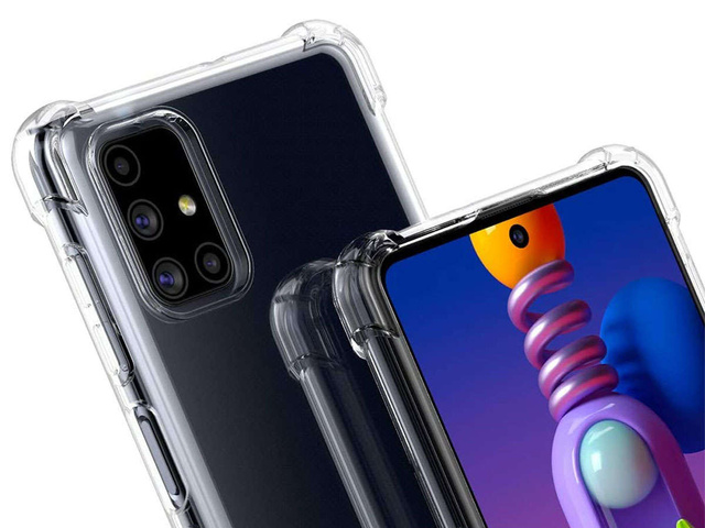 Etui pancerne ShockProof Alogy do Samsung Galaxy M51 przezroczyste