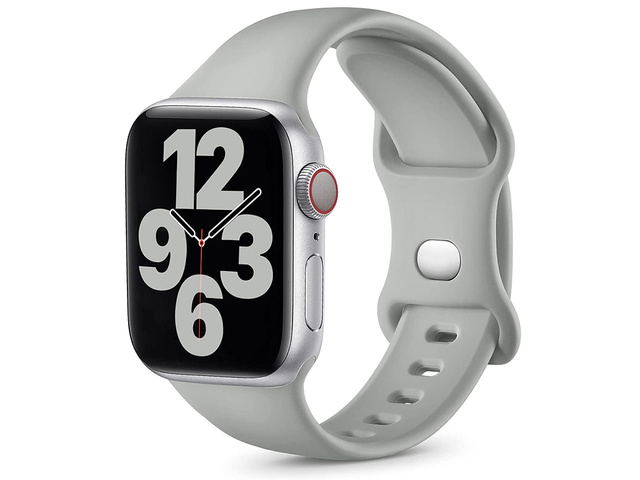 Alogy Sports Rubber Strap für Apple Watch 42/44/45 / 49mm Grau