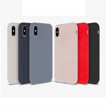 Mercury Silikon-Handyhülle für iPhone 14 Pro Max Marineblau/Marineblau