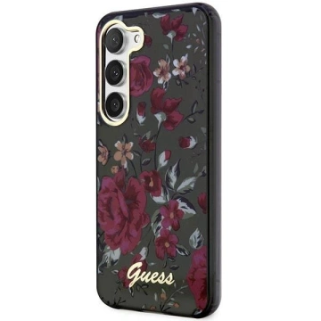 Etui Guess GUHCS23MHCFWSA do Samsung Galaxy S23+ Plus S916 zielony/kaki hardcase Flower Collection