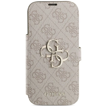 Etui Guess Book 4G Metal Logo do iPhone 17 Pro Różowy