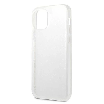 Guess GUHCP12L3D4GTR iPhone 12 Pro Max 6,7" transparentes Hardcase 4G 3D Pattern Collection