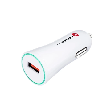 Forcell Quick Charge 3.0 2,4 A Autoladegerät Weiß