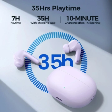 TWS Joyroom Funpods JR-FB3 Bluetooth 5.3 IP54 Kopfhörer – Lila