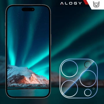 2x Kameralinsenglas für Apple iPhone 16 Pro / 16 Pro Max Alogy Lens Protector Pro Transparent