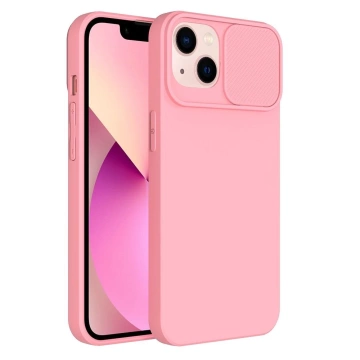 Etui futerał SLIDE do Apple IPHONE 13 Pro jasnoróżowy