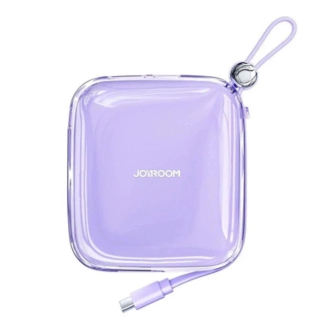 Powerbank Joyroom JR-L005 10000mAh Lightning USB-A Fioletowy z kablem