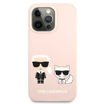 Etui Karl Lagerfeld KLHCP13LSSKCI do iPhone 13 Pro / 13  6,1" hardcase Silicone Karl & Choupette
