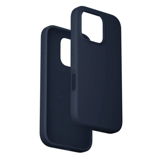 iPhone 16 Pro Vention MagSafe Silikonhülle, Blau, Marineblau