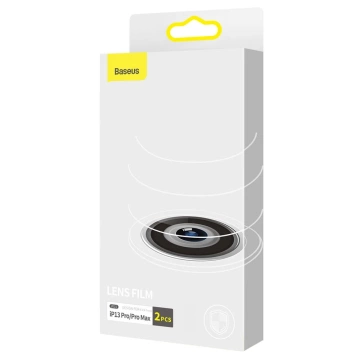Baseus 2x Panzerglas 0,3 mm für die gesamte Kameralinse iPhone 13 Pro Max / iPhone 13 Pro (SGQK000102)