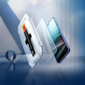 Spigen Glas.tR Panzerglas „EZ Fit“ 2er-Pack für Samsung Galaxy S24 Klar