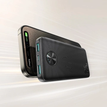 Joyroom Powerbank 10000 mAh USB-C USB-A 22,5 W – Schwarz