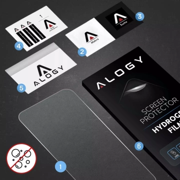 „MATTE“-Folie für Xiaomi Redmi Note 12 PRO / Poco X5 Pro 5G Hydrogel Alogy HydroSkin Matte Pro™-Bildschirm für „FINGERPRINT FREE“-Hülle