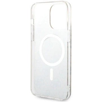 Guess GUHMP14XH4STW Handyhülle für Apple iPhone 14 Pro Max 6,7" braun/braun Hardcase 4G MagSafe