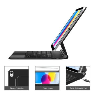 Etui z klawiaturą Tech-Protect iPad 10.9 / 11 SmartCase Black