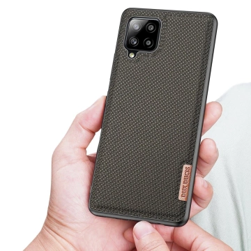 Dux Ducis Fino Schutzhülle mit Nylonbezug für Samsung Galaxy A42 5G grün