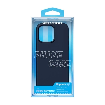 iPhone 15 Pro Max Vention KUFL0-40 MagSafe Hülle Blau Marineblau