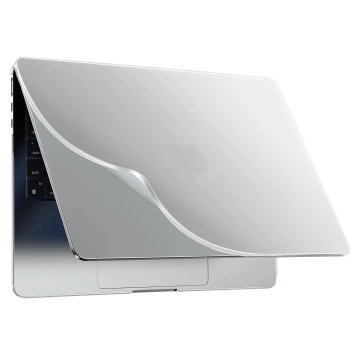Schutzhülle für Apple MacBook Air 15 M2/M3/M4 (2023/2024/2025) – Alogy AirGuard™ Flexible Hülle, matt-transparent weiß