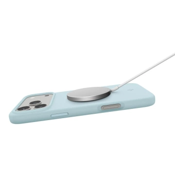 Etui Ochronne do iPhone 17 Pro Max Spigen Silicone Fit Mag MagSafe Mute Blue