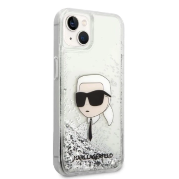 Etui Karl Lagerfeld KLHCP14MLNKHCH für iPhone 14 Plus 6,7" Hardcase Glitter Karl Head