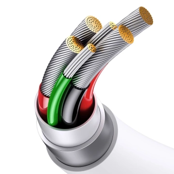 Baseus Superior Series SUPERVOOC USB-A auf USB-C 65W 1m Kabel weiß