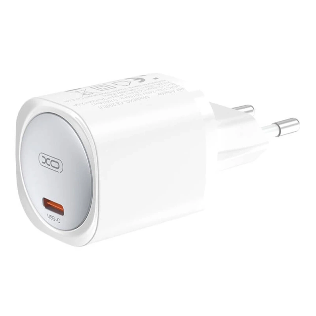 XO CE20 Wandladegerät, 30 W, GaN, USB-C, PD, QC, PPS