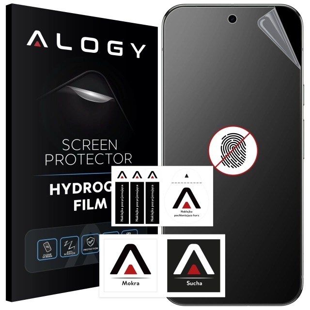 Folia "MATOWA" do Google Pixel 9 / 9 Pro Hydrożelowa Alogy HydroSkin Matte Pro™ na ekran do etui "BEZ ODCISKU PALCÓW"