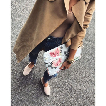 Torba Canvaslife Aktentasche für Laptop Macbook 15-16 Navy Rose