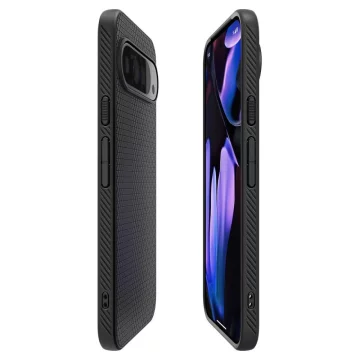 Etui Spigen Liquid Air für Google Pixel 9/9 Pro Schwarz